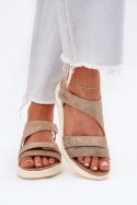 Sandały Model Maroriella 25SD98-8765 Beige - Step in style Step in style