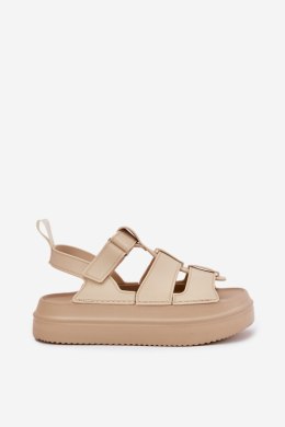 Sandały Model Nitavelia 100-429 Beige - Step in style Step in style