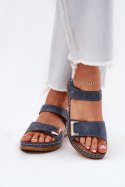 Sandały Model Sadevale 25SD98-8985 Navy - Step in style Step in style Sandały Model Sadevale 25SD98-8985 Navy - Step in style Step in style