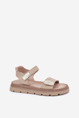 Sandały Model Zazoo 40443 Beige - Step in style Step in style
