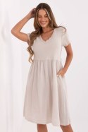 Sukienka Model DHJ-SK-25370.85 Beige - Italy Moda Italy Moda Sukienka Model DHJ-SK-25370.85 Beige - Italy Moda Italy Moda