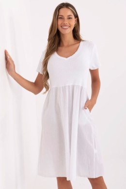 Sukienka Model DHJ-SK-25370.85 White - Italy Moda Italy Moda