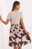 Sukienka Model DHJ-SK-253701.80 Beige - Italy Moda Italy Moda Sukienka Model DHJ-SK-253701.80 Beige - Italy Moda Italy Moda