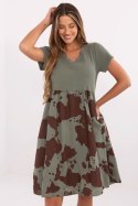 Sukienka Model DHJ-SK-253701.80 Khaki - Italy Moda Italy Moda Sukienka Model DHJ-SK-253701.80 Khaki - Italy Moda Italy Moda
