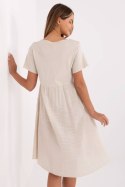 Sukienka Model MO-SK-1005.67 Beige - Italy Moda Italy Moda Sukienka Model MO-SK-1005.67 Beige - Italy Moda Italy Moda