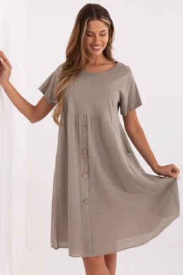 Sukienka Model MO-SK-1005.67 Dark Beige - Italy Moda Italy Moda