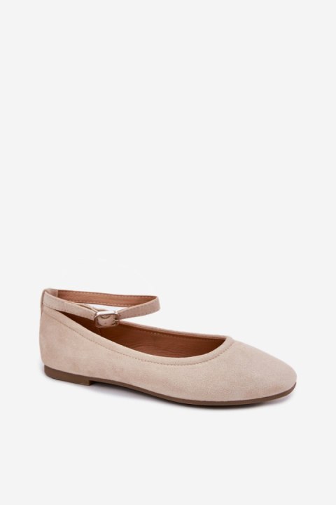 Baleriny Model Deomira 9988-80 Beige - Step in style Step in style Baleriny Model Deomira 9988-80 Beige - Step in style Step in style