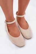 Baleriny Model Deomira 9988-80 Beige - Step in style Step in style Baleriny Model Deomira 9988-80 Beige - Step in style Step in style