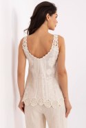 Bluzka Model MI-BZ-8823.73 Beige - Italy Moda Italy Moda Bluzka Model MI-BZ-8823.73 Beige - Italy Moda Italy Moda