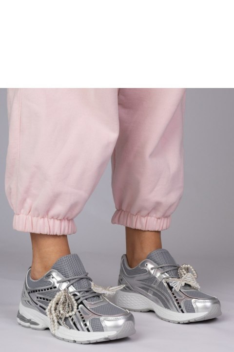 Buty Sportowe Model Lekrus HY2309 Silver - PRIMO PRIMO Buty Sportowe Model Lekrus HY2309 Silver - PRIMO PRIMO