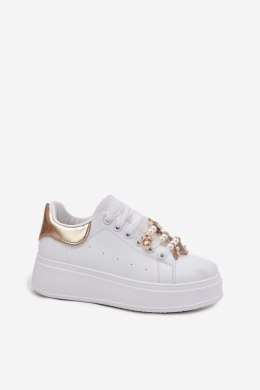 Buty Sportowe Model Ocerdia YY-156 White/Gold - Step in style Step in style