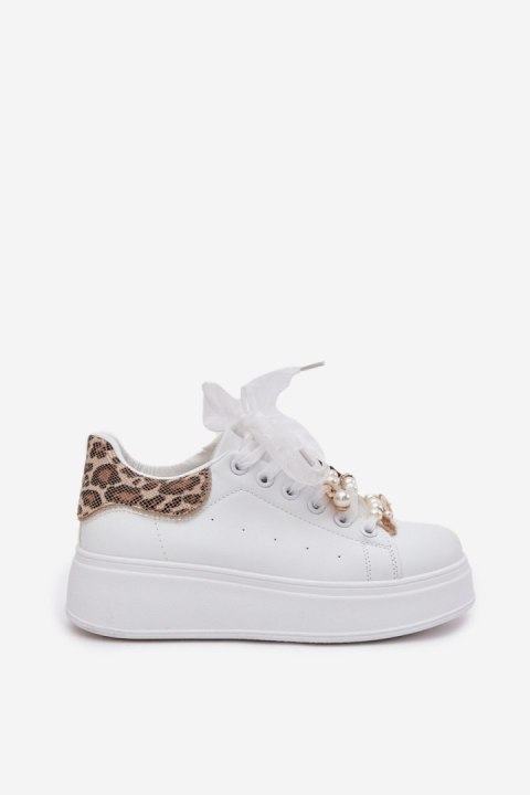 Buty Sportowe Model Ocerdia YY-156 White/Panterka - Step in style Step in style Buty Sportowe Model Ocerdia YY-156 White/Panterka - Step in style Step in style