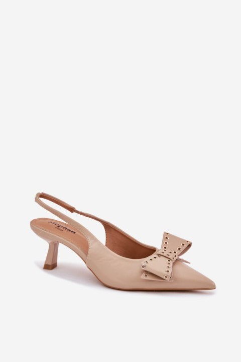 Czółenka Model Folesca QQ-255 Beige - Step in style Step in style Czółenka Model Folesca QQ-255 Beige - Step in style Step in style