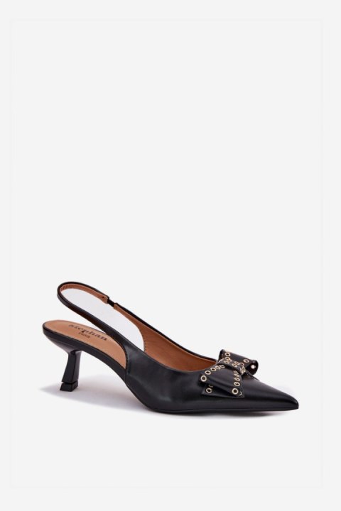 Czółenka Model Folesca QQ-255 Black - Step in style Step in style Czółenka Model Folesca QQ-255 Black - Step in style Step in style