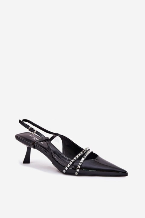 Czółenka Model Jelmia P-1399 Black - Step in style Step in style Czółenka Model Jelmia P-1399 Black - Step in style Step in style