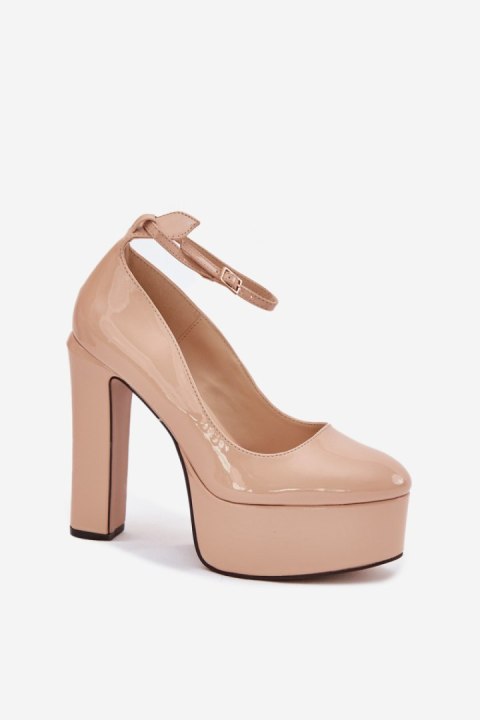 Czółenka Model Nianka C-240 Beige - Step in style Step in style Czółenka Model Nianka C-240 Beige - Step in style Step in style