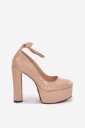 Czółenka Model Nianka C-240 Beige - Step in style Step in style Czółenka Model Nianka C-240 Beige - Step in style Step in style