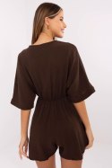 Kombinezon Model MI-KO-129150.93 Dark Brown - Italy Moda Italy Moda Kombinezon Model MI-KO-129150.93 Dark Brown - Italy Moda Italy Moda