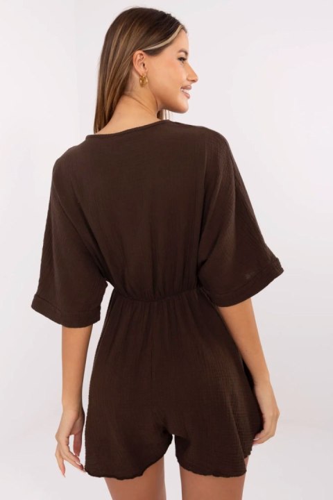 Kombinezon Model MI-KO-129150.93 Dark Brown - Italy Moda Italy Moda Kombinezon Model MI-KO-129150.93 Dark Brown - Italy Moda Italy Moda