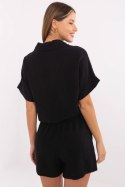 Koszula Damska Model MO-KS-F071.00 Black - Italy Moda Italy Moda Koszula Damska Model MO-KS-F071.00 Black - Italy Moda Italy Moda