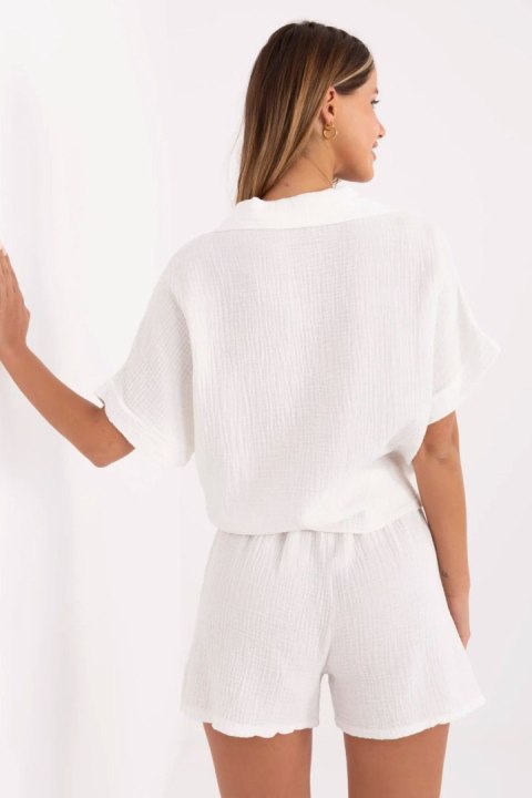 Koszula Damska Model MO-KS-F071.00 White - Italy Moda Italy Moda Koszula Damska Model MO-KS-F071.00 White - Italy Moda Italy Moda
