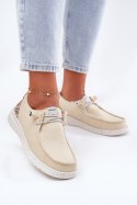 Półbuty Model McKeylor 96116 Beige - Step in style Step in style Półbuty Model McKeylor 96116 Beige - Step in style Step in style