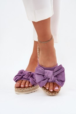 Sandał Klapki Model Alpireda C-639 Violet - Step in style Step in style