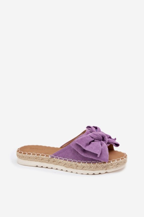 Sandał Klapki Model Alpireda C-639 Violet - Step in style Step in style Sandał Klapki Model Alpireda C-639 Violet - Step in style Step in style