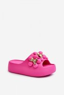 Sandał Klapki Model Bremavia BG181 Fuksja - Step in style Step in style Sandał Klapki Model Bremavia BG181 Fuksja - Step in style Step in style