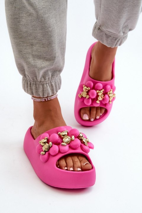 Sandał Klapki Model Bremavia BG181 Fuksja - Step in style Step in style Sandał Klapki Model Bremavia BG181 Fuksja - Step in style Step in style