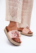 Sandał Klapki Model Chellia 5216 Pink - Step in style Step in style Sandał Klapki Model Chellia 5216 Pink - Step in style Step in style