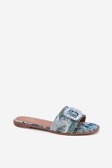 Sandał Klapki Model Clariola G469 Blue - Step in style Step in style Sandał Klapki Model Clariola G469 Blue - Step in style Step in style