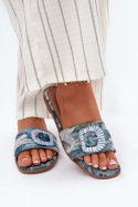 Sandał Klapki Model Clariola G469 Blue - Step in style Step in style Sandał Klapki Model Clariola G469 Blue - Step in style Step in style