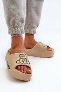 Sandał Klapki Model Lamira BG176 Dark Beige - Step in style Step in style Sandał Klapki Model Lamira BG176 Dark Beige - Step in style Step in style