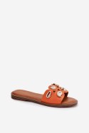 Sandał Klapki Model Nalothiel C15-2 Orange - Step in style Step in style Sandał Klapki Model Nalothiel C15-2 Orange - Step in style Step in style