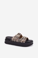 Sandał Klapki Model Nilatha LS-159 Zebra - Step in style Step in style Sandał Klapki Model Nilatha LS-159 Zebra - Step in style Step in style