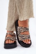 Sandał Klapki Model Nilatha LS-159 Zebra - Step in style Step in style Sandał Klapki Model Nilatha LS-159 Zebra - Step in style Step in style