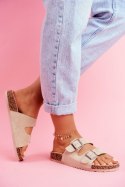 Sandał Klapki Model Si Senor 20SD21-1732 Beige - Step in style Step in style Sandał Klapki Model Si Senor 20SD21-1732 Beige - Step in style Step in style
