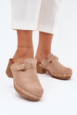 Sandał Klapki Model Veldexina C-394 Beige - Step in style Step in style