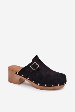 Sandał Klapki Model Veldexina C-394 Black - Step in style Step in style