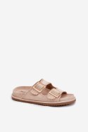 Sandał Klapki Model Visley G474 Beige - Step in style Step in style Sandał Klapki Model Visley G474 Beige - Step in style Step in style