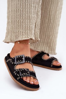 Sandał Klapki Model Visley G474 Black - Step in style Step in style
