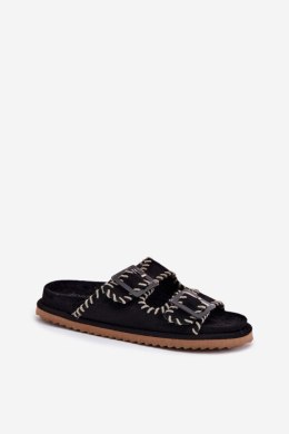 Sandał Klapki Model Visley G474 Black - Step in style Step in style