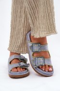 Sandał Klapki Model Visley G474 Blue - Step in style Step in style Sandał Klapki Model Visley G474 Blue - Step in style Step in style