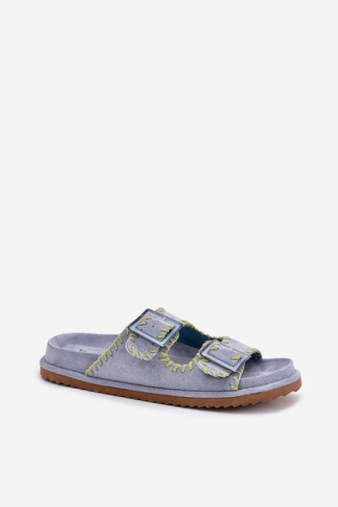 Sandał Klapki Model Visley G474 Blue - Step in style Step in style Sandał Klapki Model Visley G474 Blue - Step in style Step in style