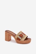 Sandał Klapki Model Zazoo 40459 Brown - Step in style Step in style Sandał Klapki Model Zazoo 40459 Brown - Step in style Step in style
