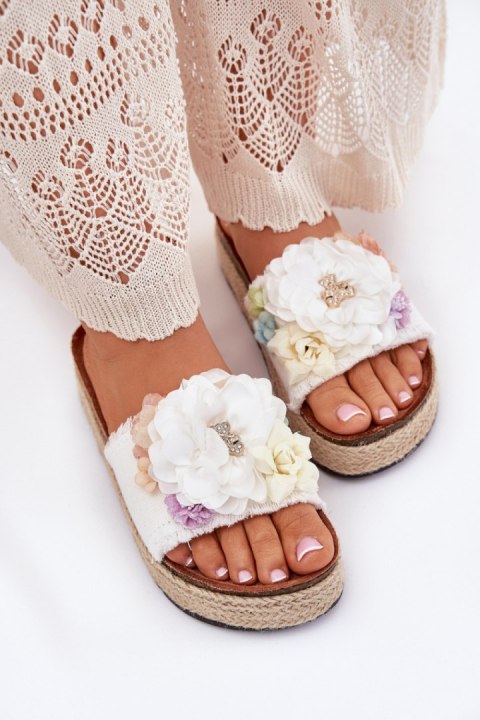 Sandał Klapki Model Zenvanis 5217 White - Step in style Step in style Sandał Klapki Model Zenvanis 5217 White - Step in style Step in style