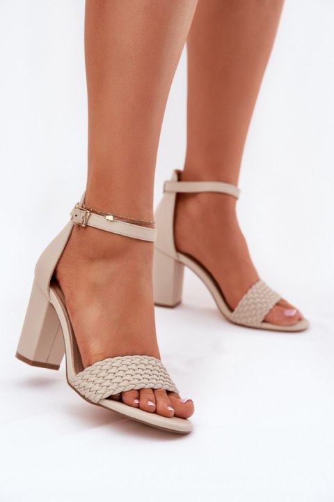 Sandały Model Asdine 23SD35-5945 Beige - Step in style Step in style Sandały Model Asdine 23SD35-5945 Beige - Step in style Step in style