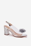 Sandały Model DA MR51-702 Silver - Step in style Step in style Sandały Model DA MR51-702 Silver - Step in style Step in style