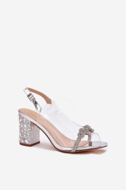 Sandały Model DA MR51-705 Silver - Step in style Step in style